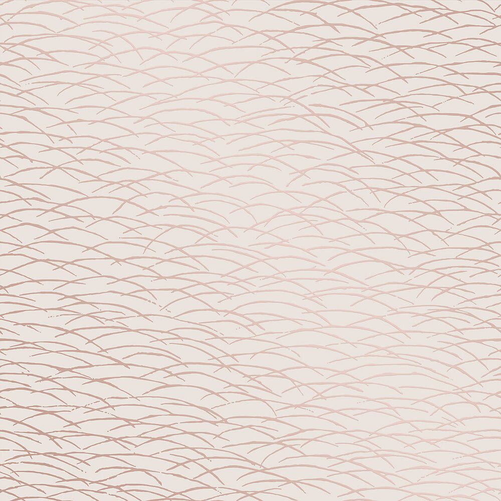 This image shows product Fine Decor Wallpaper TC25244 Conran Psu Wave Rose Gold