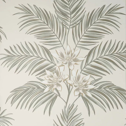 Fine Decor Wallpaper FD43277 Bali Tropical Floral Stone 