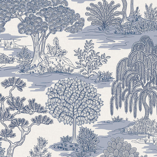 This image shows product Fine Decor Wallpaper FD43443 UK Zen Sidewall Blue