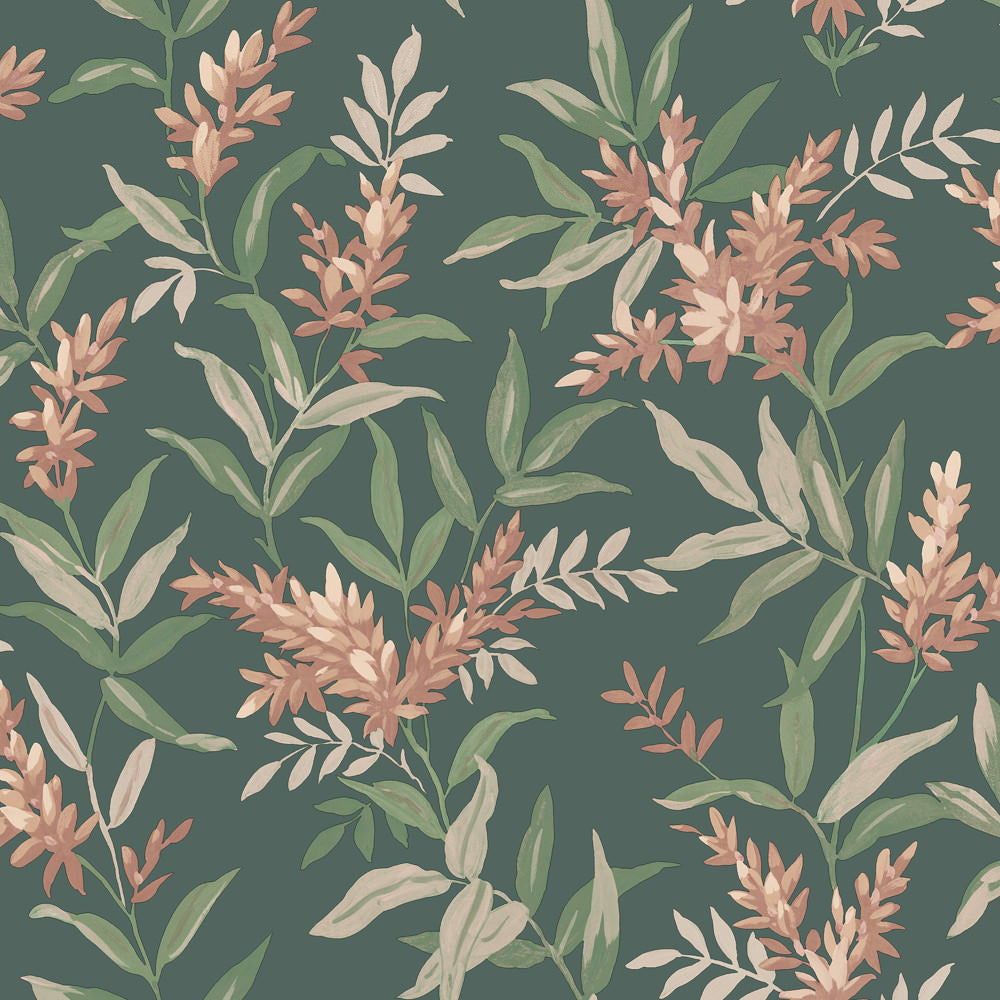 Belgravia Wallpaper 5906 Olivia Pink/Sage 