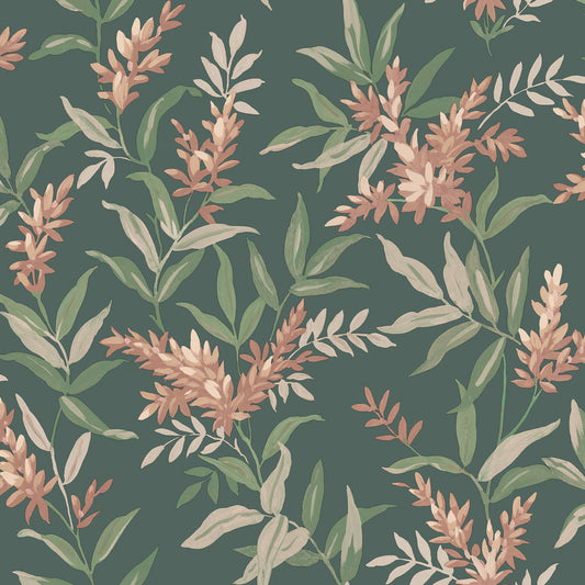 Belgravia Wallpaper 5906 Olivia Pink/Sage 