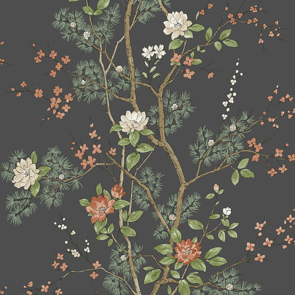 Belgravia Wallpaper 751 Bridget Charcoal