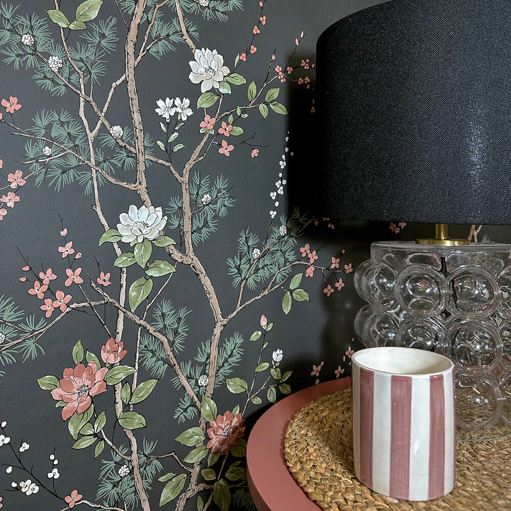 Belgravia Wallpaper 751 Bridget Charcoal