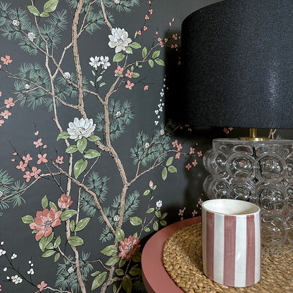 Belgravia Wallpaper 751 Bridget Charcoal