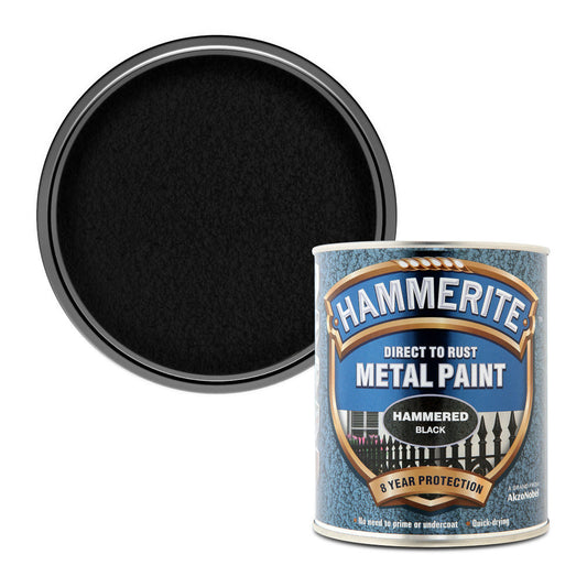 Hammerite Metal Paint Hammered Black 
