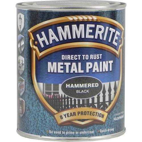 Hammerite Metal Paint Hammered Black