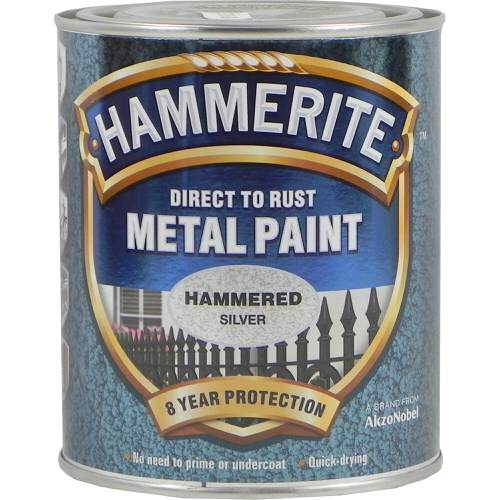 Hammerite Metal Paint Hammered Silver