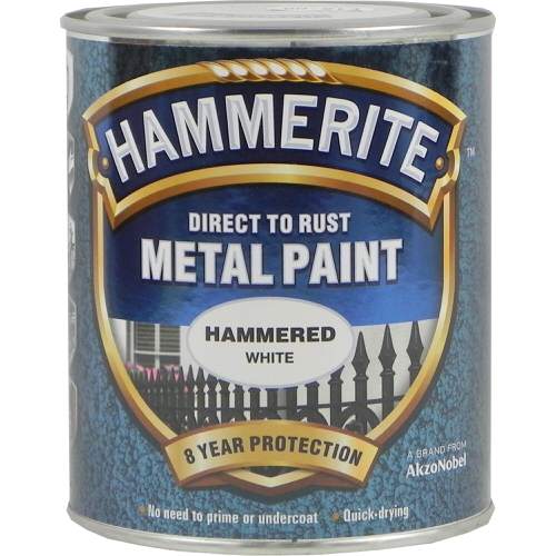 Hammerite Metal Paint Hammered White