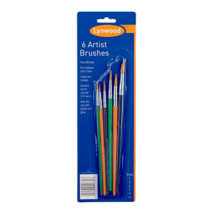 Artist Brushes Pack 6
