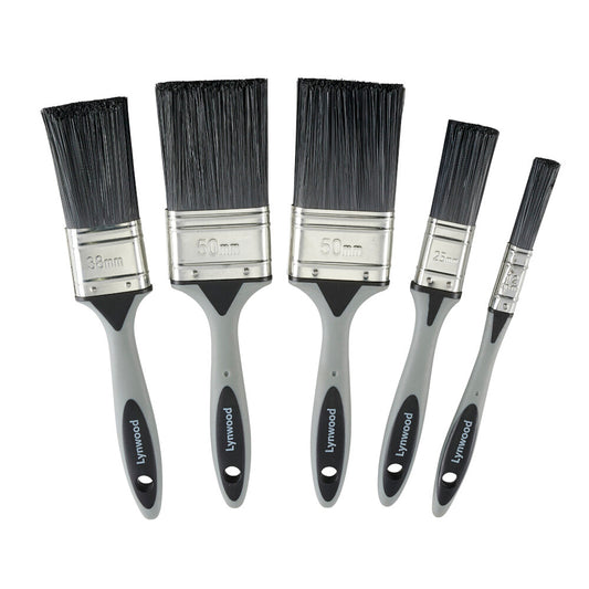 No Bristle Loss 5 Pack - ½",1",1½", 2x2"