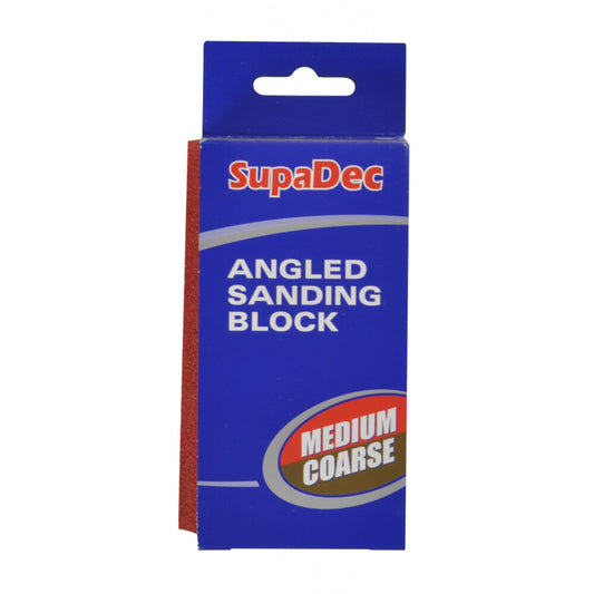 Angled Sanding Block Medium & Coarse