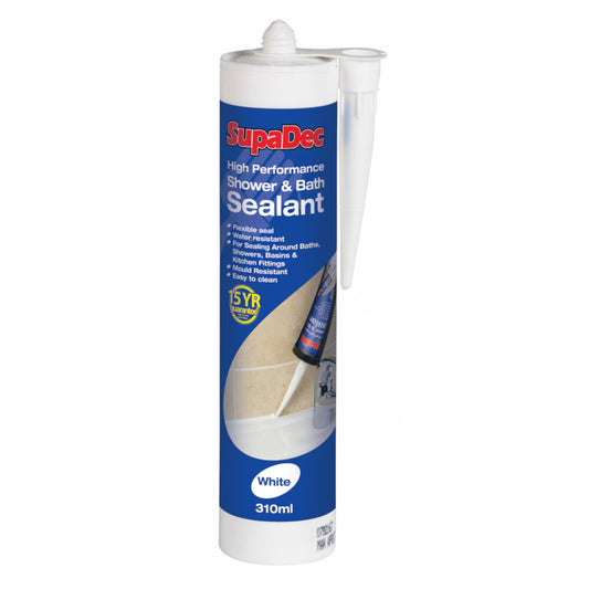 Supadec Bath & Shower Sealant White