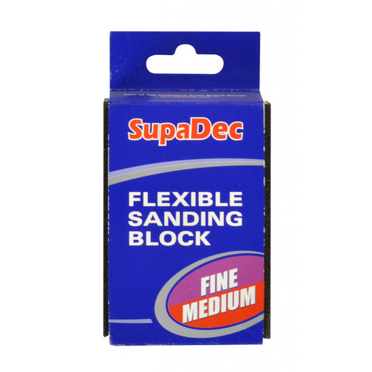 Supadec Flexible Sanding Block Fine & Medium