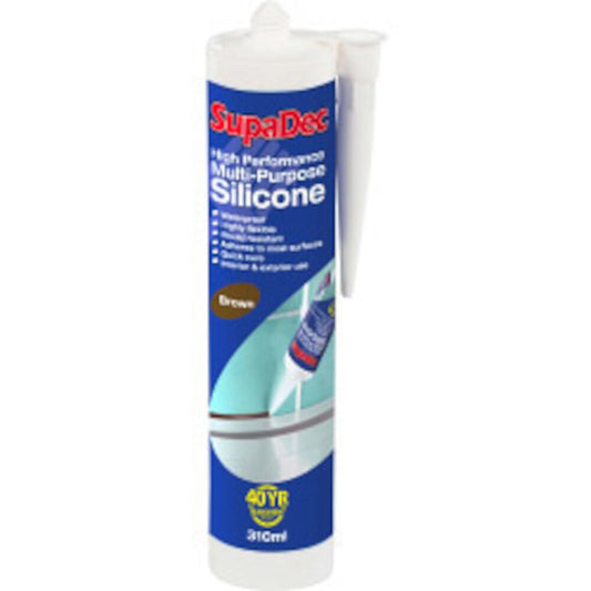 Supadec Multi-Purpose Silicone Sealant Brown