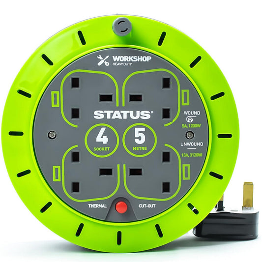 This image shows product 5M 4 Way Cable Reel