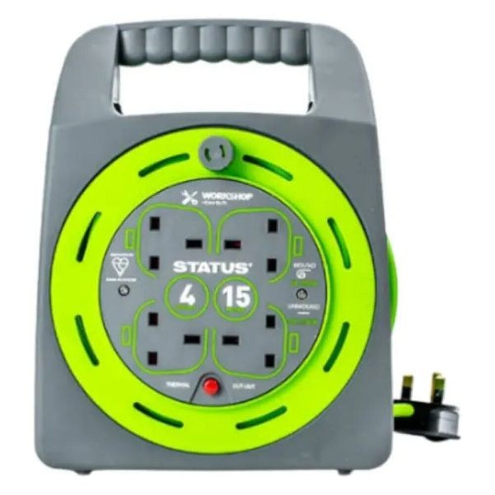 This image shows product 15M 4 Gang 13Amp Extension Reel