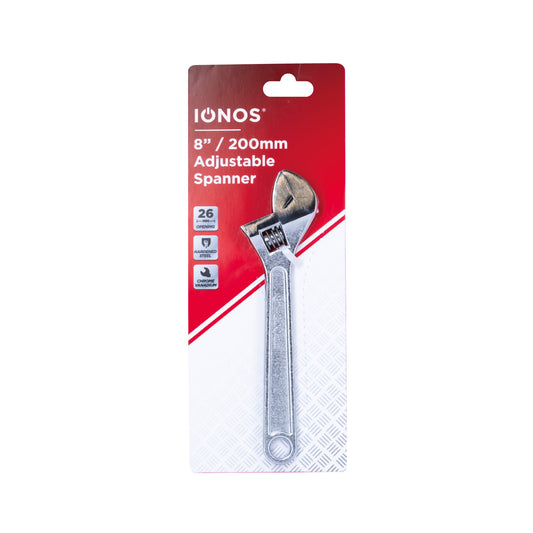 This image shows product 200mm Adjustable Wrench Spanner