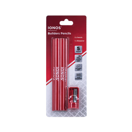 This image shows product Builders Pencils Pk5