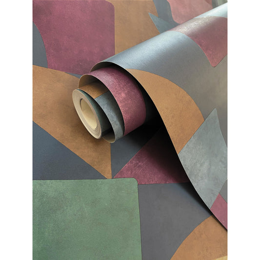 Holden Wallpaper 91712 Linnet Navy Berry 