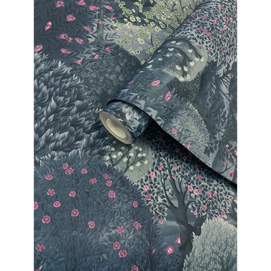 Holden Wallpaper 91751 Arboretum Navy Berry 
