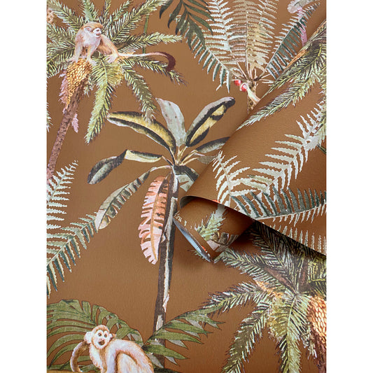 Holden Wallpaper 91761 Ateles Burnt Orange 