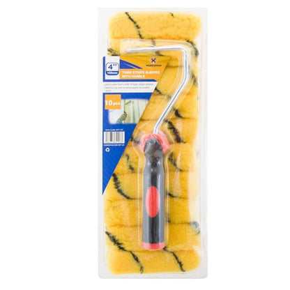 4'' Tiger Stripe Sleeves With Handle 10 Piece