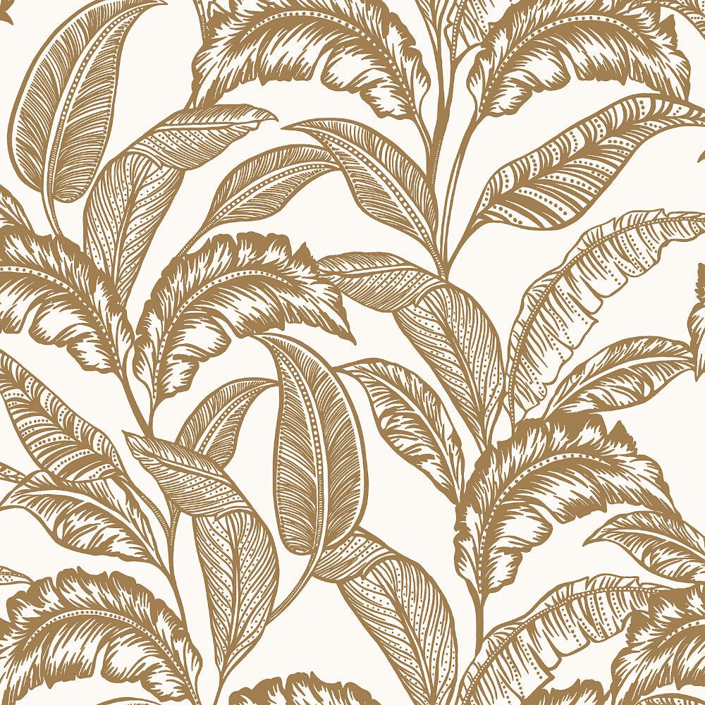 Rasch Wallpaper 275123 Mozambique Light Cream & Gold 