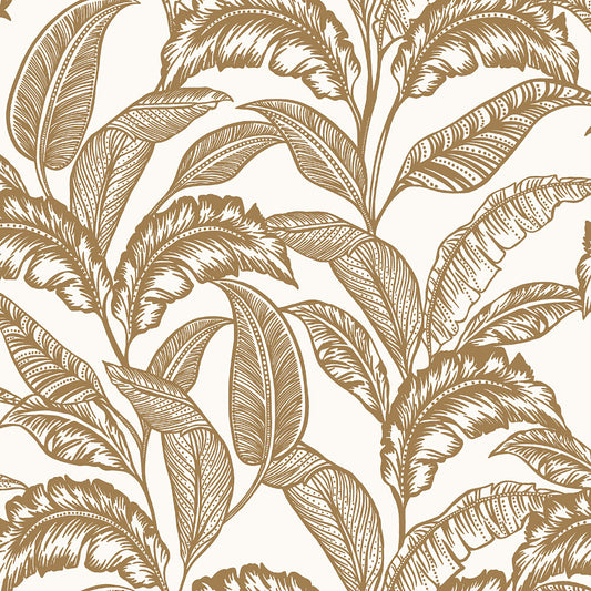 Rasch Wallpaper 275123 Mozambique Light Cream & Gold 