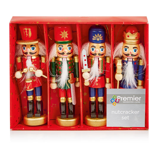Set of 4 Wooden Nutcracker