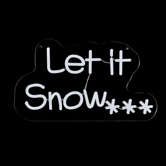 Let It Snow Neon Sign