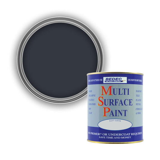 Bedec Multi Surface Paint Soft Anthracite 