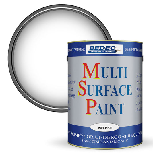 Bedec Multi Surface Paint Soft White 