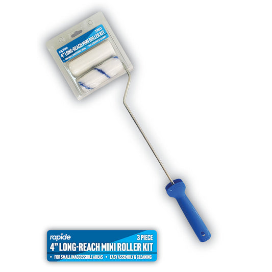 4" Long Reach Mini Roller Kit 3 Piece 