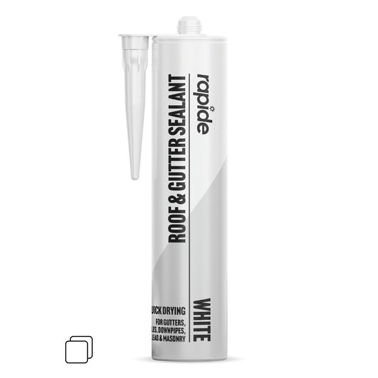 Rapide Cartridge Roof & Gutter Sealant White 