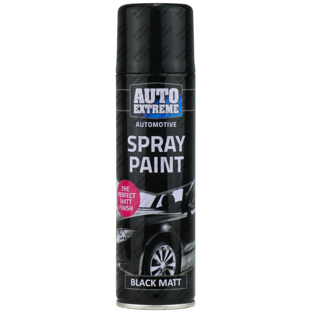 Auto Extreme Spray Paint Matt Black 250ml Matt