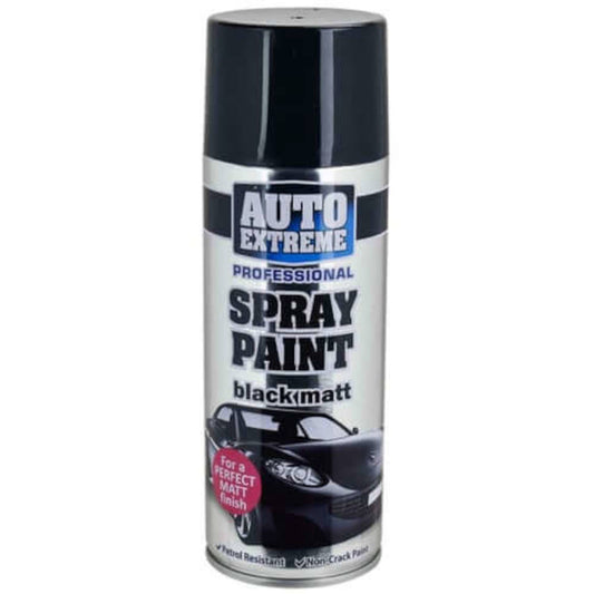 Auto Extreme Spray Paint Matt Black 400ml Matt