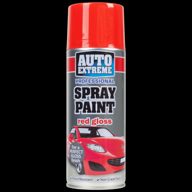 Auto Extreme Spray Paint Gloss Red 400ml Gloss