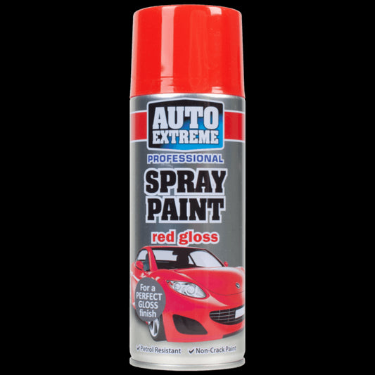 Auto Extreme Spray Paint Gloss Red 400ml Gloss