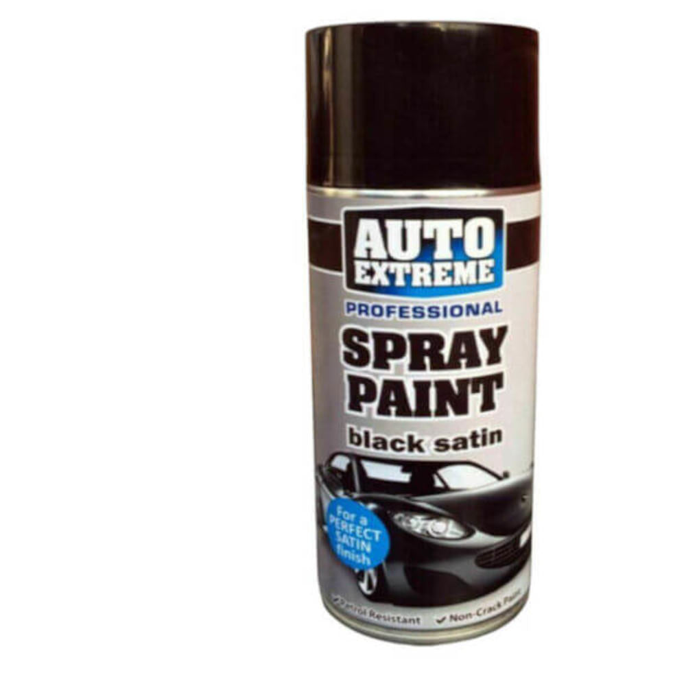 Auto Extreme Spray Paint Satin Black 400ml Satin