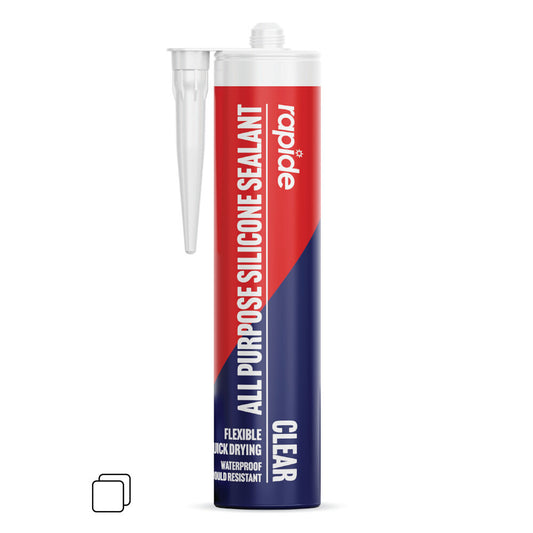 Rap Cartridge Silicone Sealant Clear 