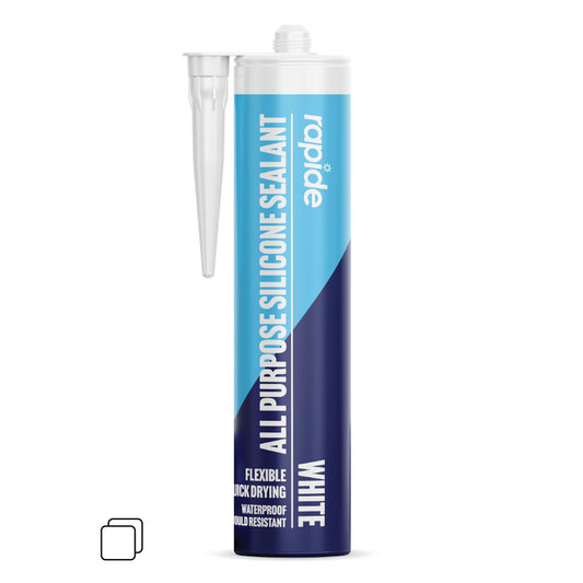 Rap Cartridge Silicone Sealant White 