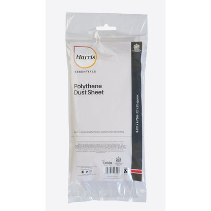 3.7x2.75M Harris Essentials Dust Sheet