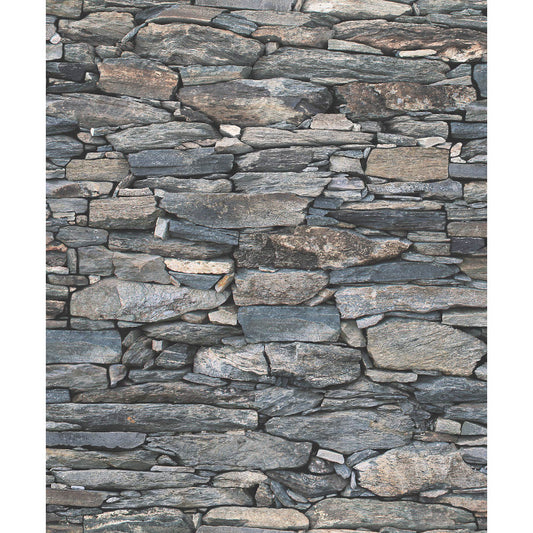 Debona Wallpaper 1281 Natural Stone Charcoal 