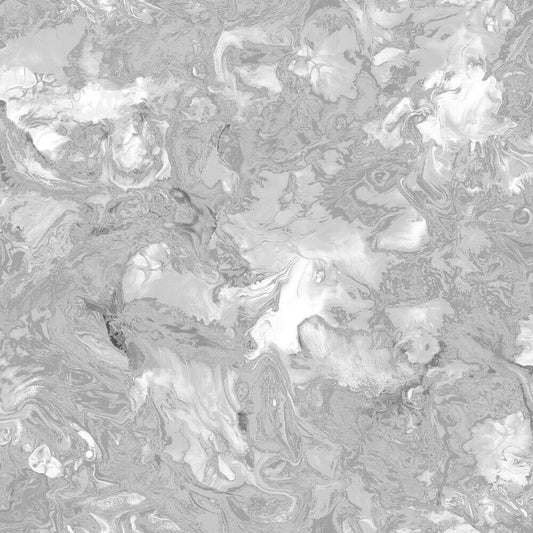 Debona Wallpaper 6335 Liquid Marble Silver 