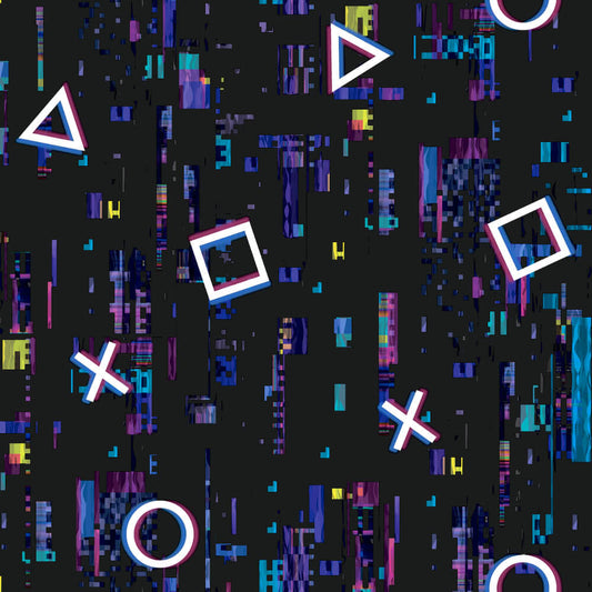 Debona Wallpaper 6219 Video Glitch Black 