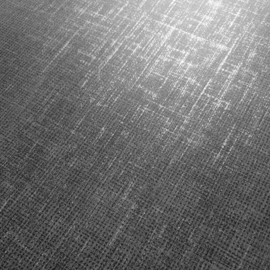 This image shows product Muriva Wallpaper 173535 Linen Texture Black Darcy James