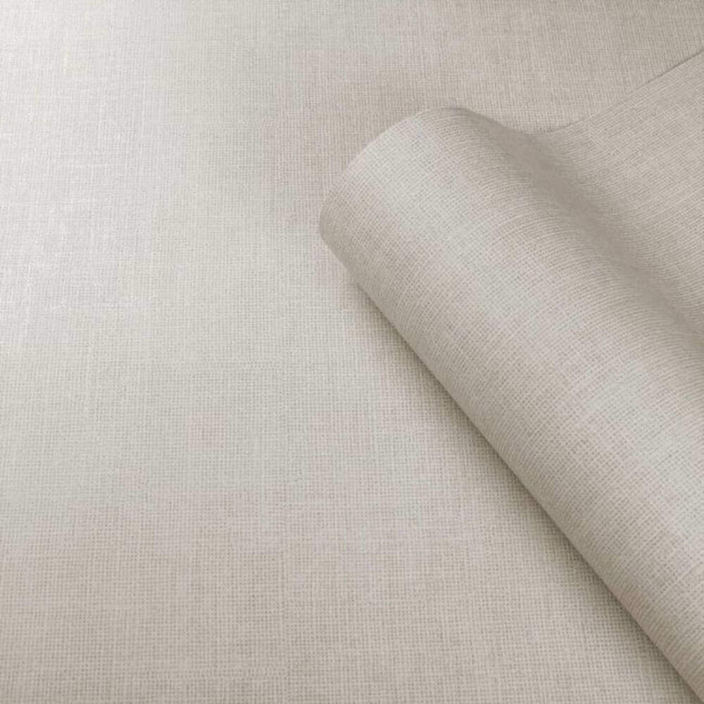 This image shows product Muriva Wallpaper 173536 Linen Texture Cream Darcy James