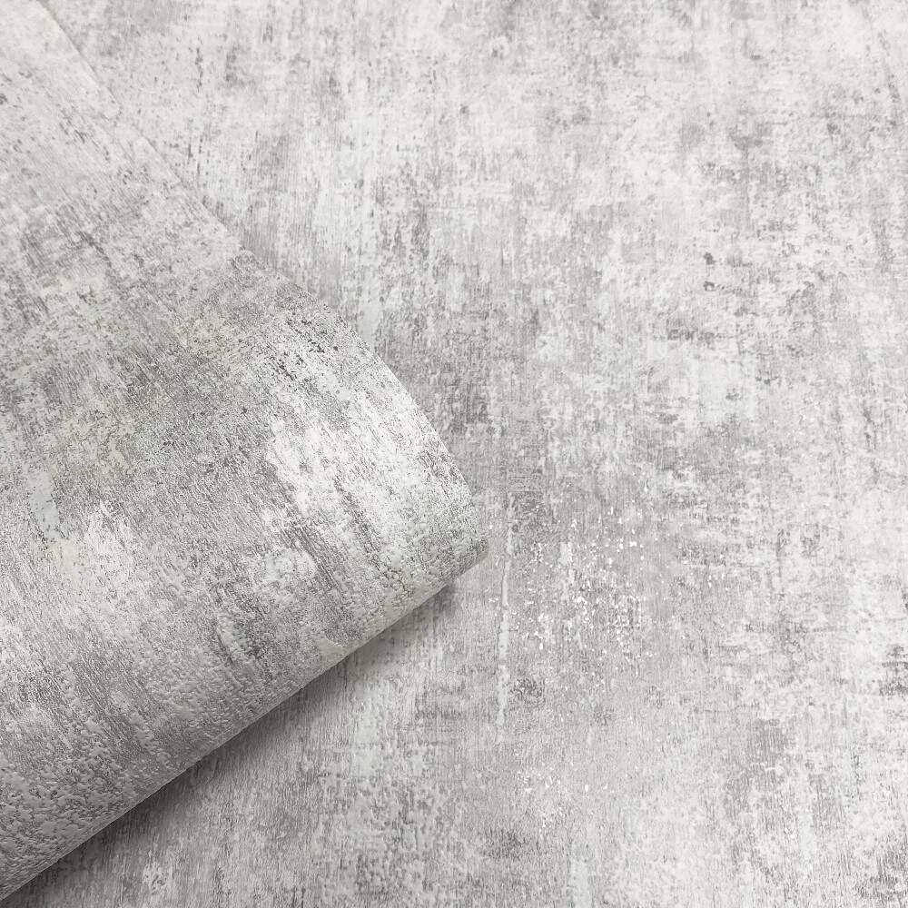 This image shows product Muriva Wallpaper 209101 Phelan Texture Blown Vinyl Grey