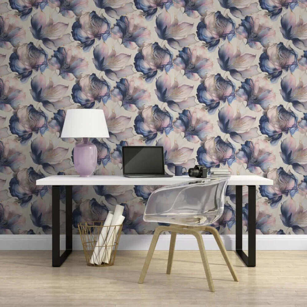 This image shows product Muriva Wallpaper 212501 Elysian Floral Multi
