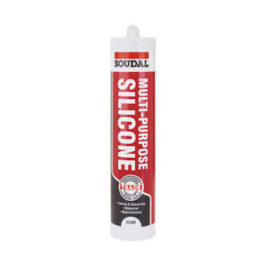 Soudal Multi Purpose Silicone Clear 
